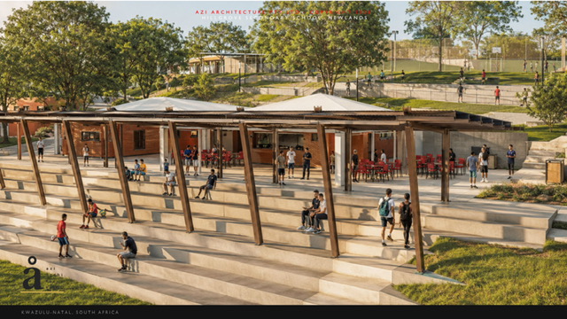3D perspective of the courtyard amphitheatre